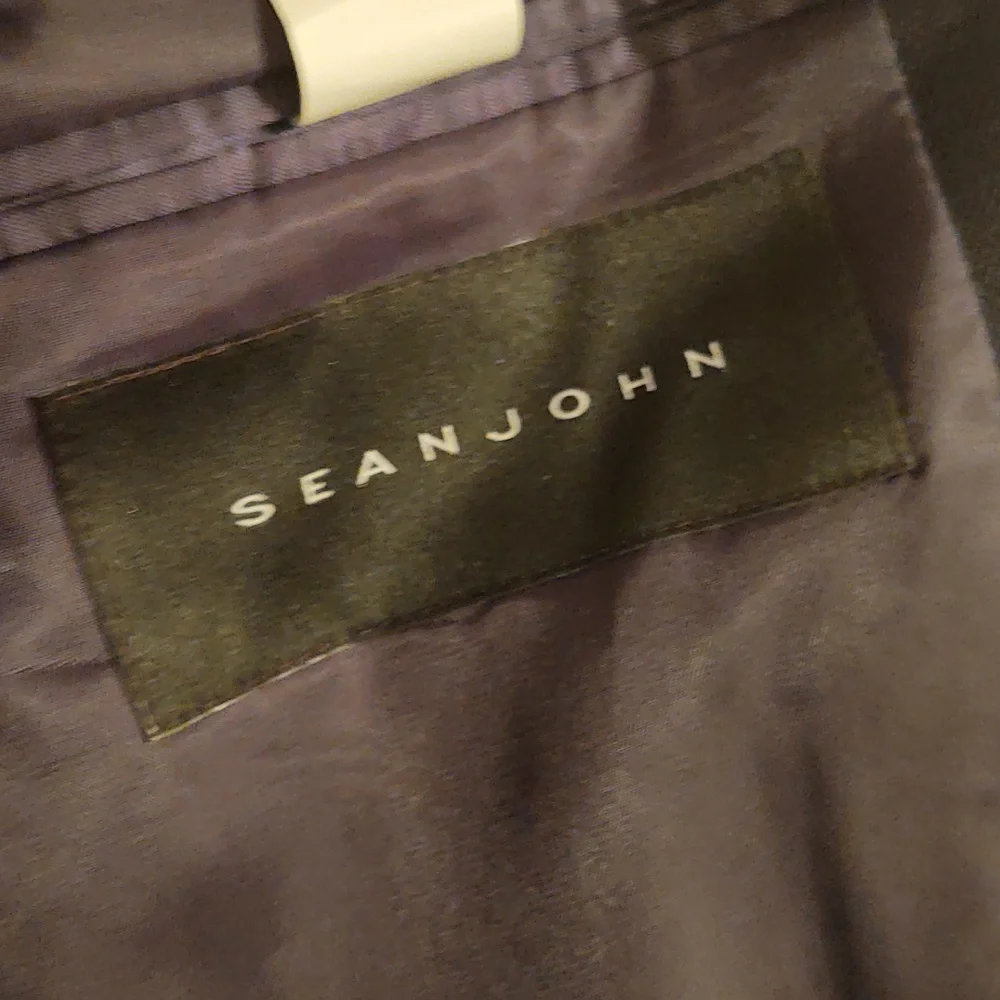 NWT Sean John Navy Blue  Suit Set 40 Reg 34 W
